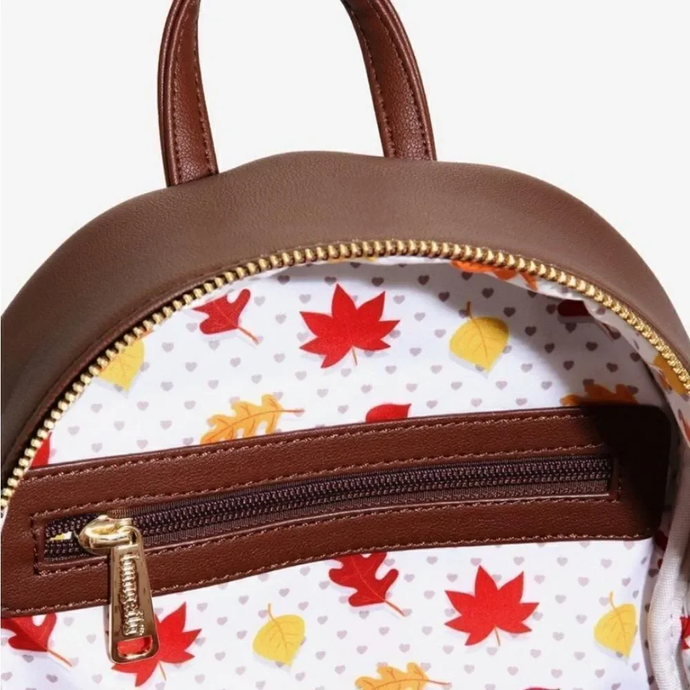 Loungefly Disney Mickey & Minnie Autumn Mini Backpack
